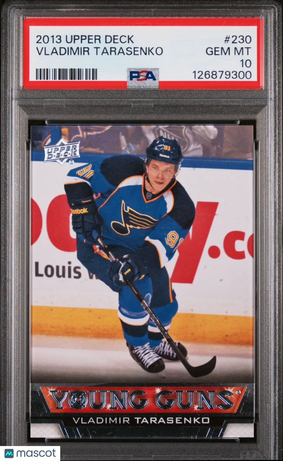 Vladimir Tarasenko Young Guns PSA 10 RC Rookie 2013-14 13-14 UD Upper Deck 