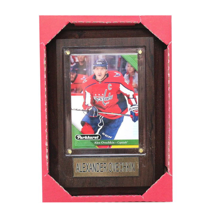 Washington Capitals Alexander Ovechkin 2021 NHL 4'' x 6'' Plaque with Trading Card