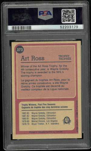 Wayne Gretzky PSA 9 1984-85 O Pee Chee OPC Art Ross Trophy Winner 