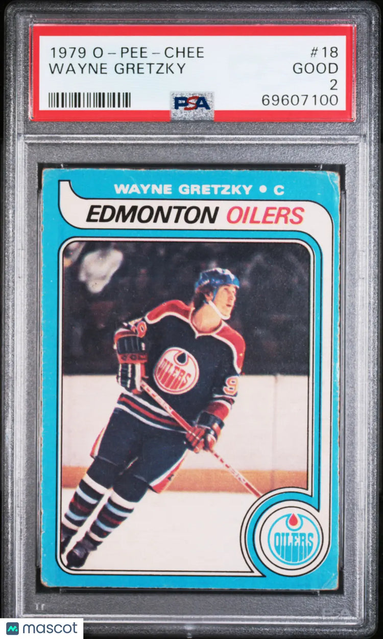 Wayne Gretzky RC PSA 2 Good #18 1979-80 O Pee Chee 79-80 OPC Rookie 