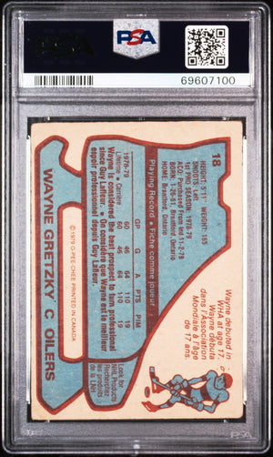 Wayne Gretzky RC PSA 2 Good #18 1979-80 O Pee Chee 79-80 OPC Rookie 