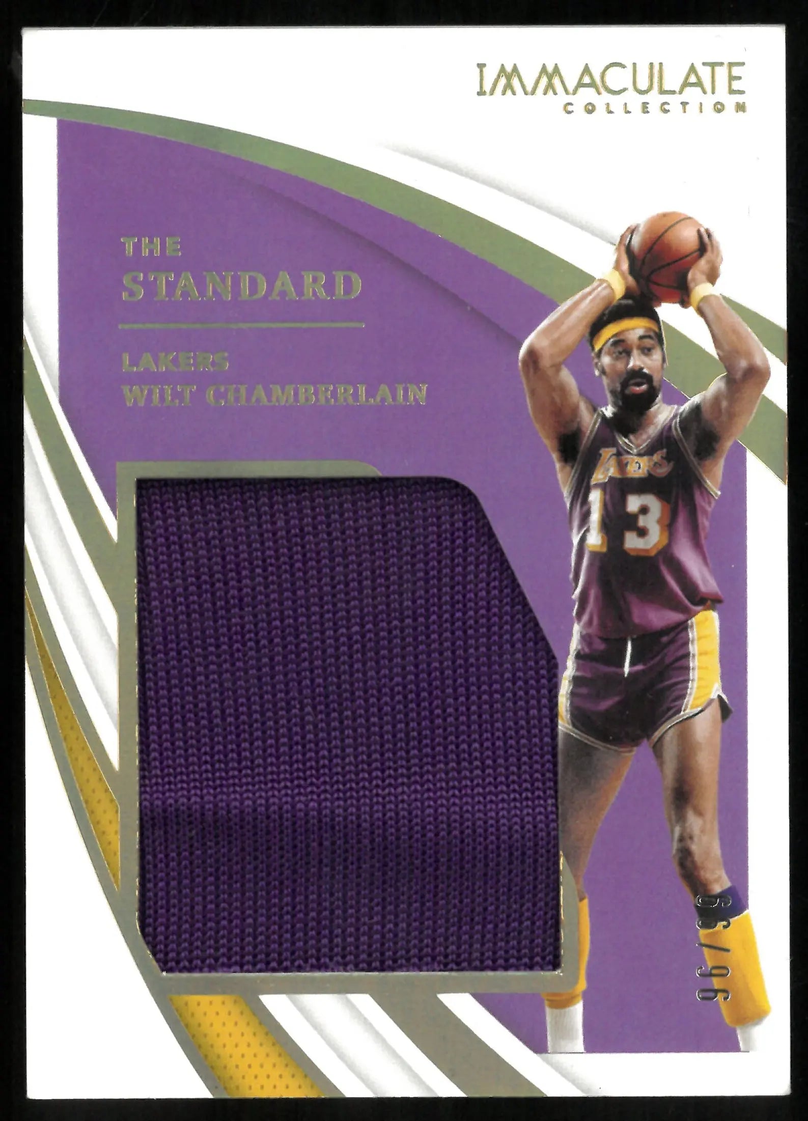 Wilt Chamberlain /99 Immaculate Standard Jersey 2020-21 Lakers 
