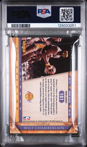 Wilt Chamberlain Gold /25 Platinum PSA 9 2010-11 Panini Gold Standard 