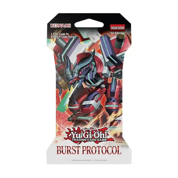 Yugioh - Burst Protocol Sleeved Booster Pack - 1st Edition 