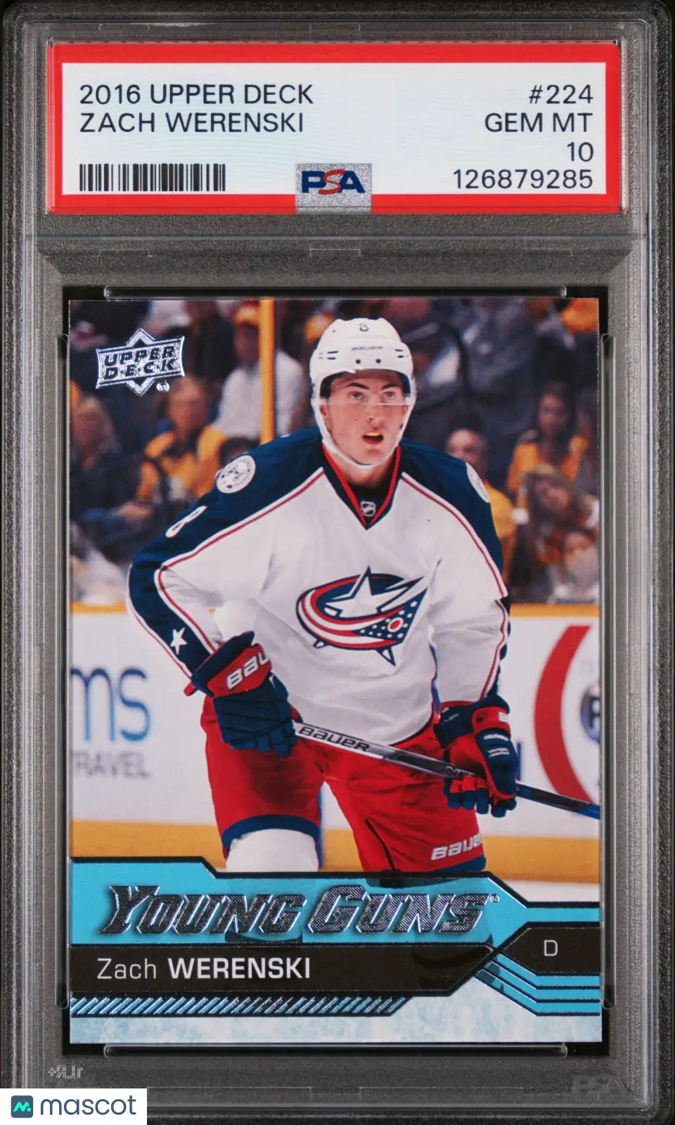 Zach Werenski PSA 10 Young Guns UD Upper Deck RC Rookie 2016-17 16-17 