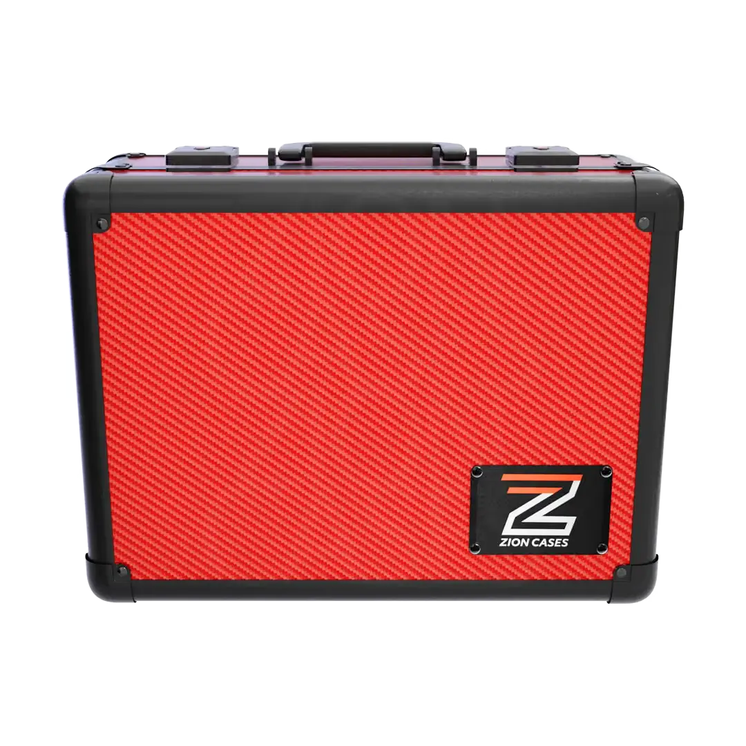 Zion Slab Case XL Red Carbon Fiber 