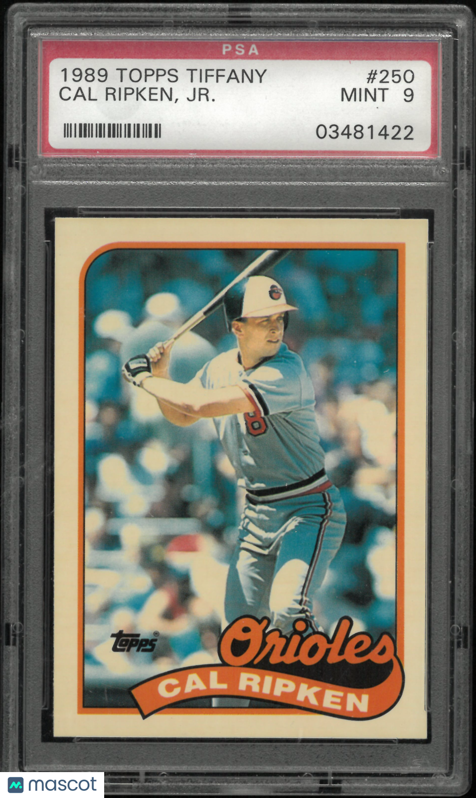 1989 Topps Tiffany Cal Ripken JR. PSA 9