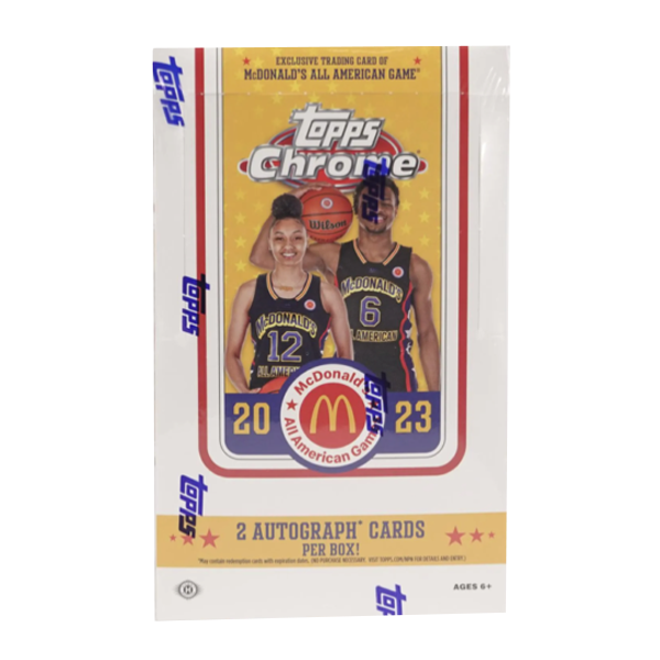 2023-24 Topps Chome Mcdonald's All-American Basketball Hobby Box - Bronny James Autos ?