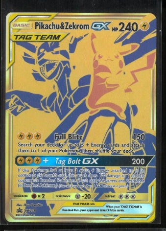 2021 Pokemon Sun & Moon Promo Pikachu & Zekrom GX SM248