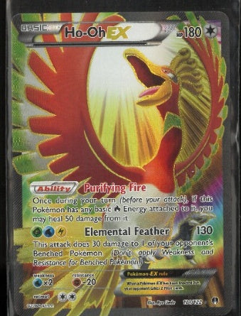2016 Pokemon BREAKpoint Ultra Rare Ho-oh EX 121/122