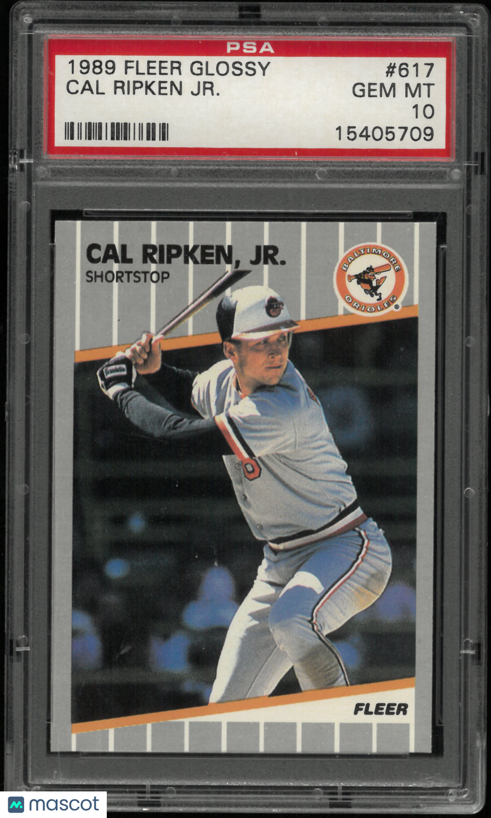 1989 Fleer Glossy Cal Ripken JR. PSA 10