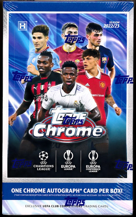 2022-23 Topps Chrome UEFA Club Competition Hobby Box