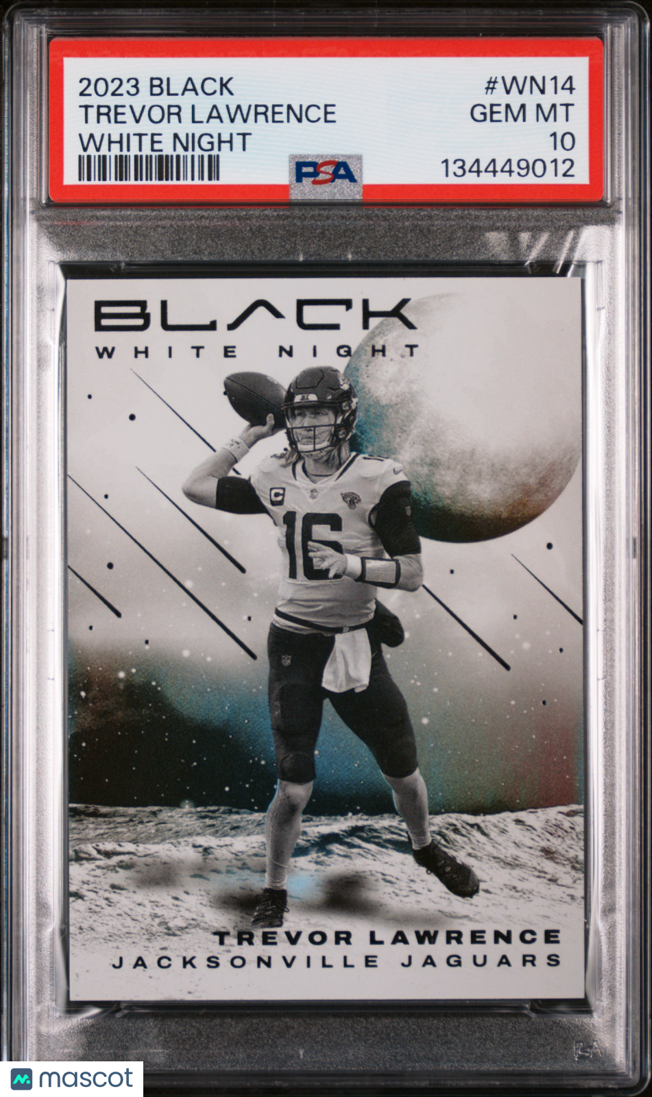 Trevor Lawrence PSA 10 Panini Black White Knight SP SSP 2023 JAGUARS