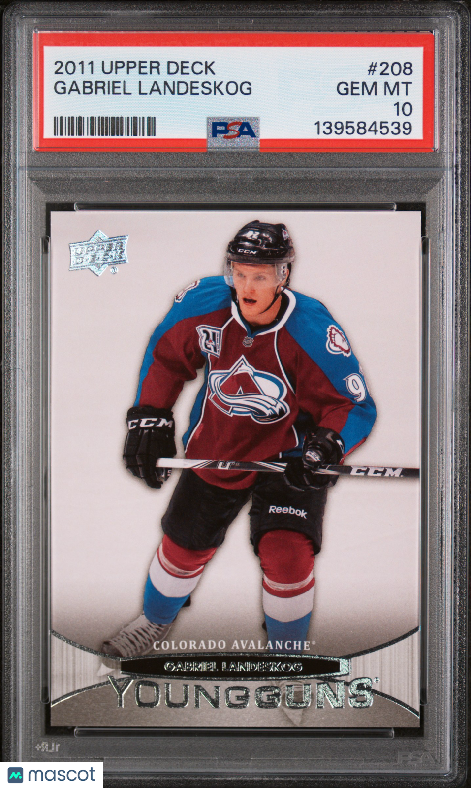 2011-12  Upper Deck Series One Gabriel Landeskog Young Guns RC Rookie PSA 10