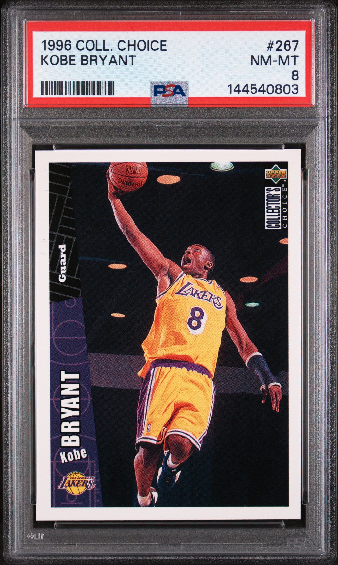 1996 Upper Deck Collector's Choice Kobe Bryant #267 PSA 8
