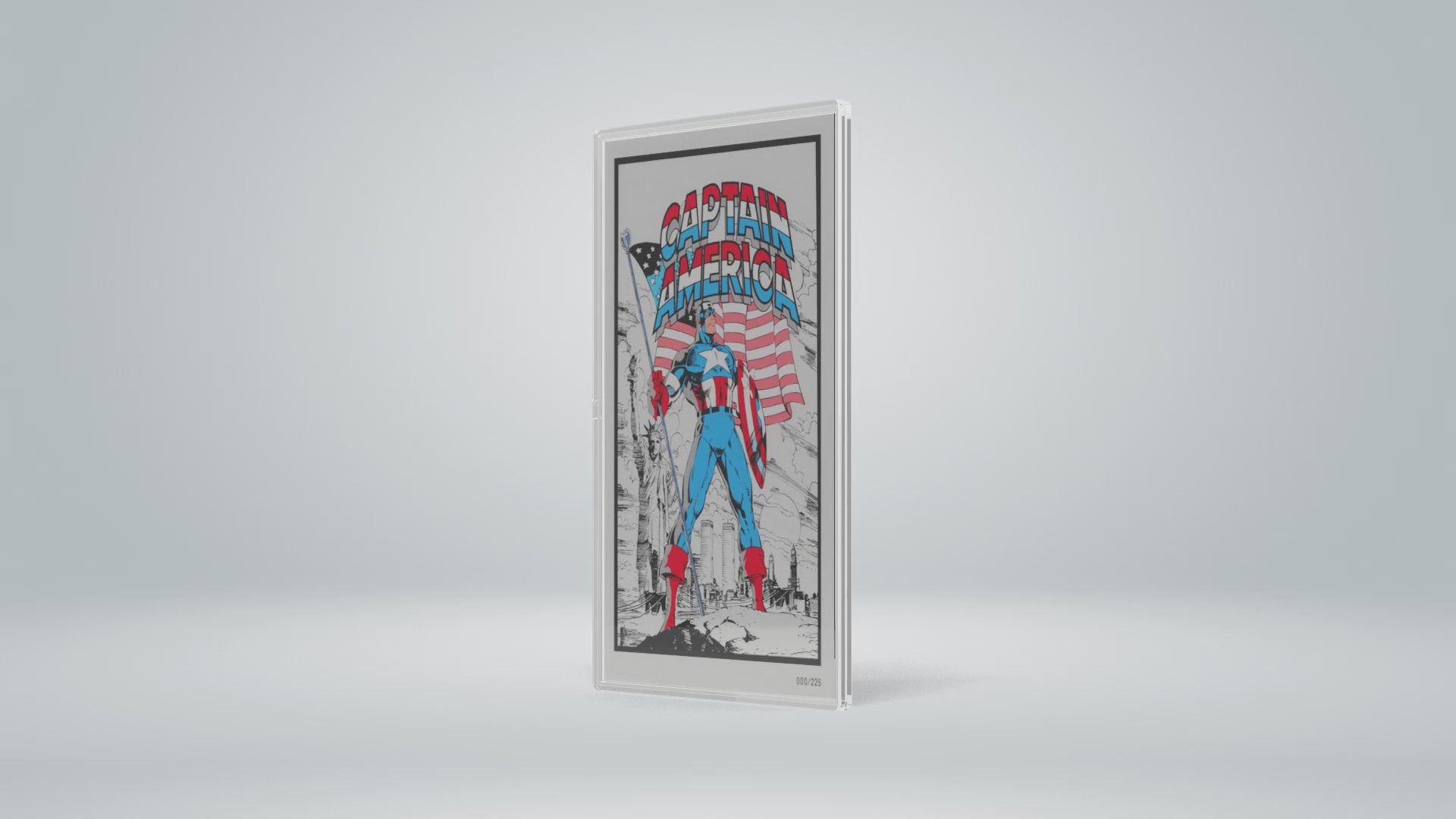 Marvel - Captain America: American Hero 5g Silver Collectible Foil