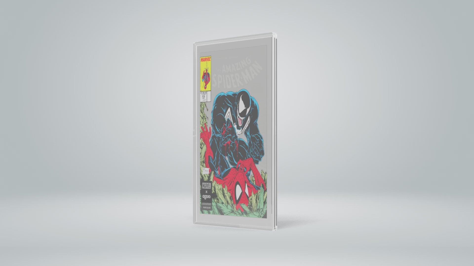 Marvel - The Amazing Spiderman #316: Venom Unleashed 1 oz Silver COMIX Foil