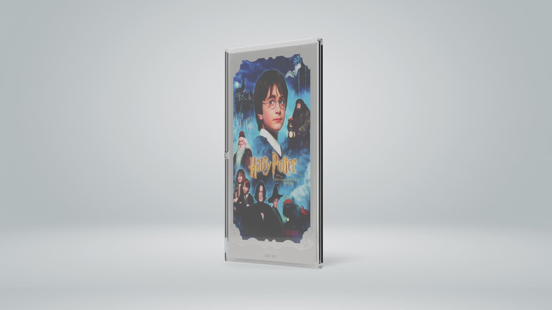 Harry Potter: Philosopher's Stone 1oz Silver Foil Movie Poster