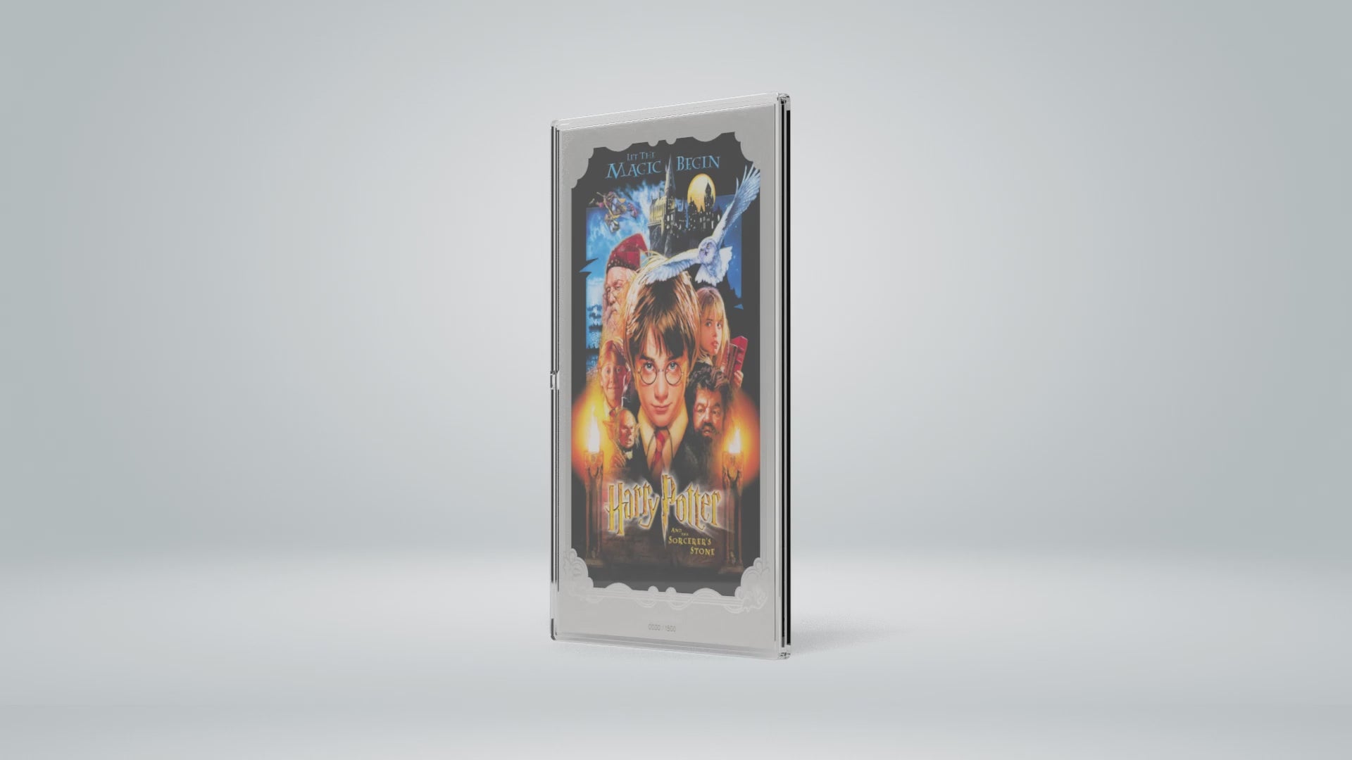 Harry Potter: Sorcerer's Stone Silver Foil Movie Poster