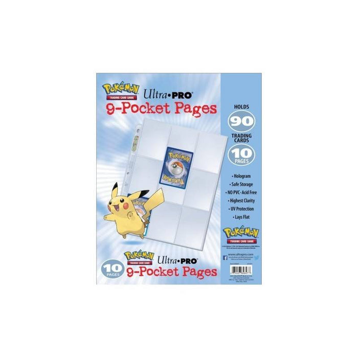 Ultra Pro Pokemon 9 Pocket Trading Card Page 10 Pack