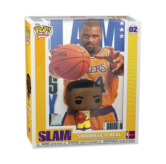 NBA SLAM SHAQ Pop! Cover Figure with Case