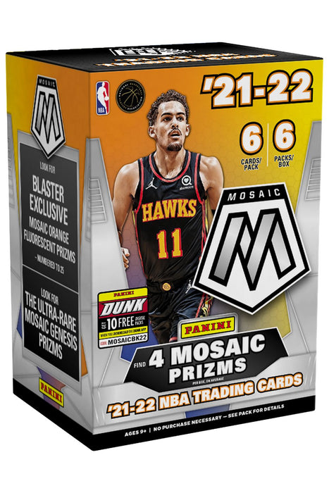 2021-22 Panini Mosaic NBA Basketball Blaster Box Trading Cards
