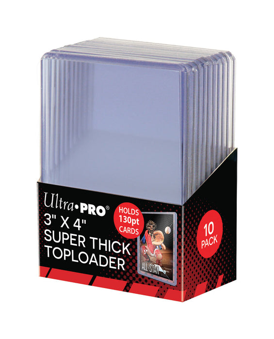 Ultra Pro - 10 Count - 130pt TOP LOADER - THICK CARD