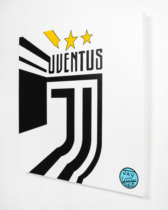 Jay Geeker Sport Logo Art Collection - 30" X 30" - JUVENTUS
