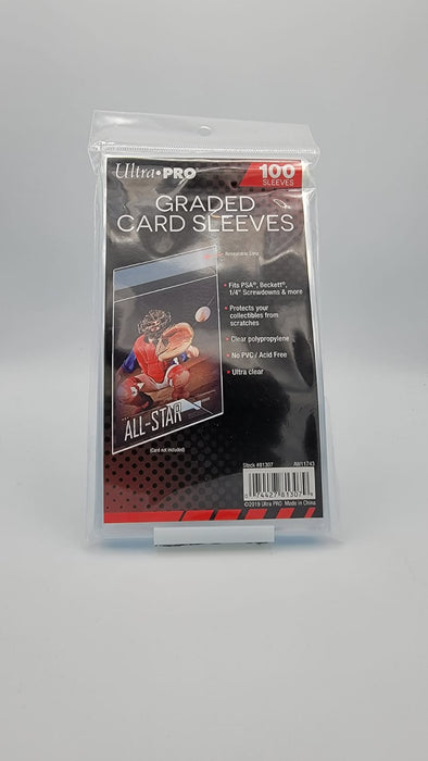 Ultra-PRO 100 CT - Graded Card Bags "RESEALABLE"  (FITS ALL GRADED SLABS)