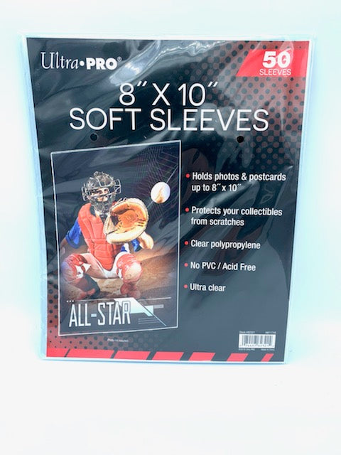 ULTRA PRO 8x10 SOFT SLEEVES - 50 CT PACK