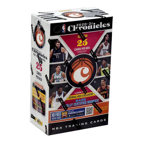 NBA Panini 2020-21 Chronicles Basketball Trading Card CEREAL Box [25 Cards]