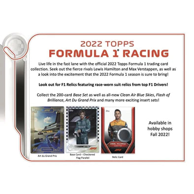 2022 Topps Formula 1 One F1 Flagship Racing Hobby Box