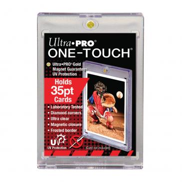 Ultra-PRO ONE-TOUCH Gold Magnetic Card Holder  - For .35 Pt cards