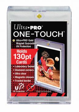 Ultra-PRO ONE-TOUCH Gold Magnetic Card Holder  - For 130 Pt cards