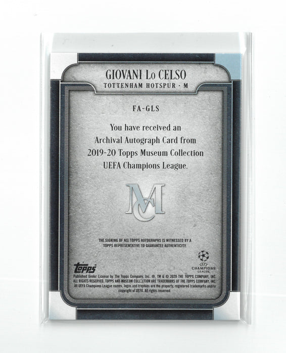 2020 - TOPPS MUSEUM - GIOVANI Lo CELSO - AUTOGRAPH 33/50