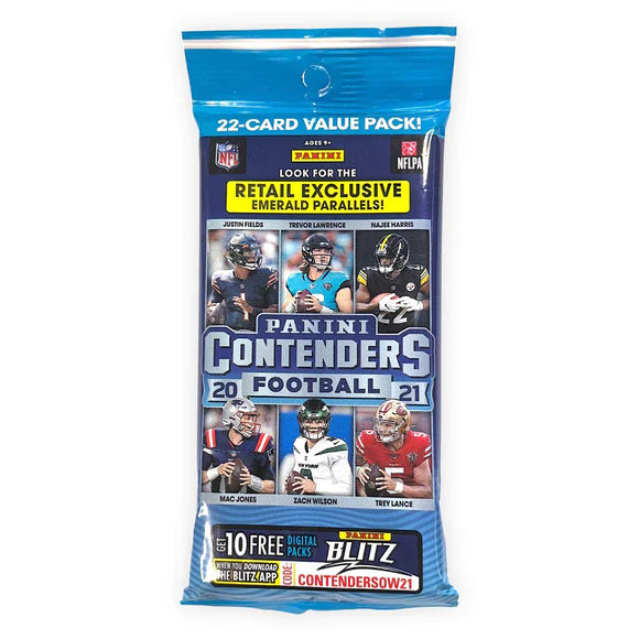2021 PANINI CONTENDERS FOOTBALL CELLO PACK