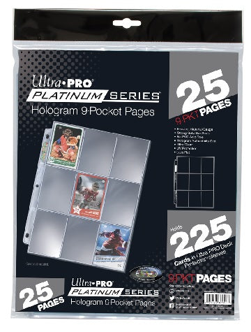 Ultra Pro 9 Pockets Pro Platinum Series 25ct