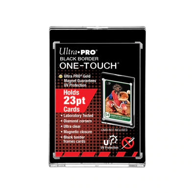 ULTRA PRO - MAGNETIC ONE TOUCH - 23PT (TCG CARD SIZE) BLACK BORDER