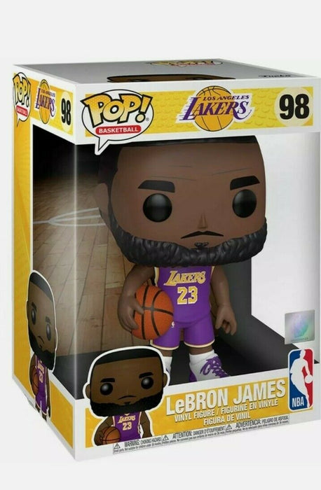 LeBron James Funko Pop #98 Los Angeles Lakers NBA Purple Jersey