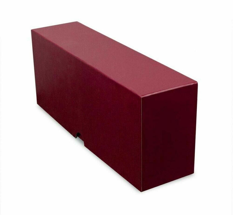 New Burgundy BCW Slotted Graded Trading Card Storage Box - Holds 26 PSA Slabs