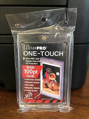 Ultra-PRO One Touch Gold Magnetic Card Holder For 100 Pt cards