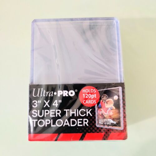 Ultra Pro 120pt Top Loaders (10ct) - 3" x 4" Super Thick 120 pt Card Toploader