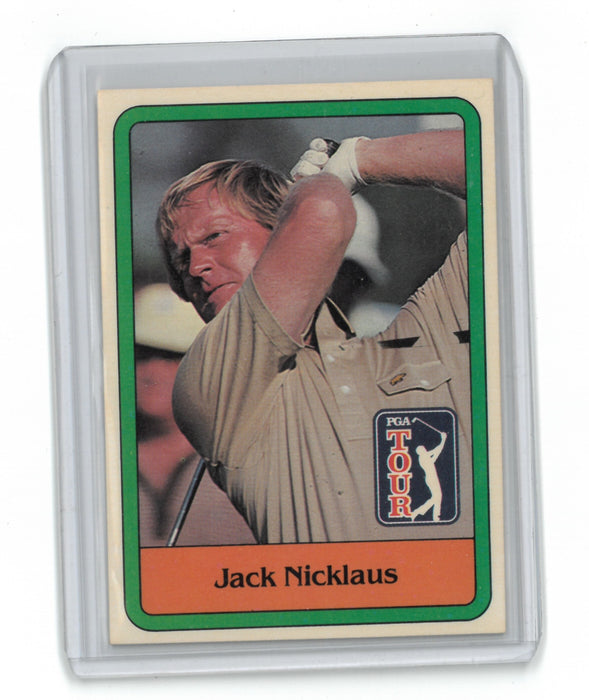 Jack Nicklaus 1981 Donruss Golf Rookie Card RC #13 PGA Tour Card