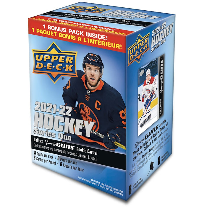 NHL Upper Deck Hockey - 2021-22 Series 1 Blaster Box - CAUFIELD ROOKIE??
